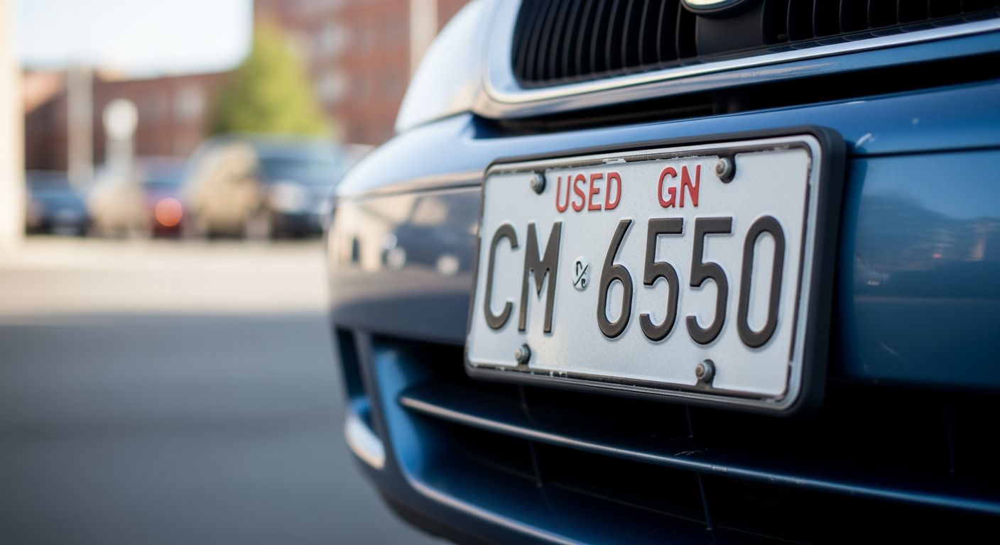 Carro usado: o que checar na placa antes de fechar negócio